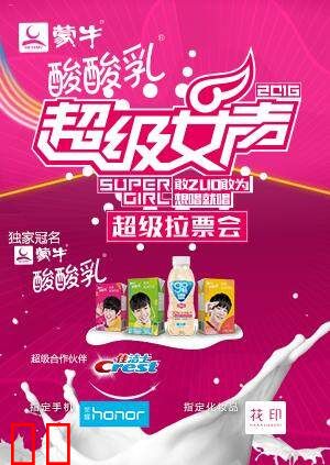 2016蒙牛酸酸乳超级女声全国超级拉票会